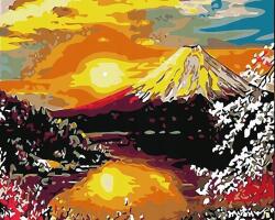 UMA Festés Számok Szerint Festővászon Számok Szerinti Festéshez 40x50 Gyönyörű Tájkép (436154728714)