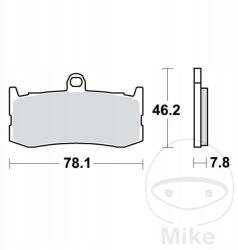 TRW Első fékbetét Trw MCB816TRQ