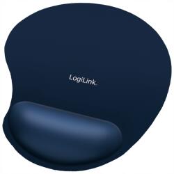 LogiLink Egérpad zselés csuklótámaszsal, kék, ergonomikus (ID0027B)