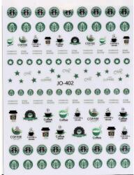 Zodiac Körömmatrica Starbucks