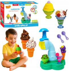 Happy Kiddo Fagylaltozó cukrászda gyurma nagy szett a Smily PLAY-től 12 részes (ASAP83686)