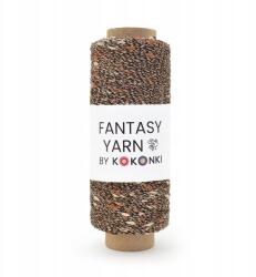 Kokonki Cérna Fonal díszes Fantasy Yarn by Kokonki tweed karamella (062891)