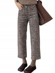 Dazy Farmer Nadrág, Mom Jeans, állatmintás, magas derekú, Size 42