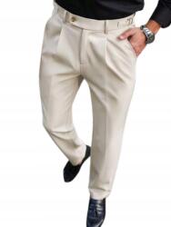 Shein Férfi Nadrág Bézs Elegáns Hosszú M 1DI
