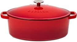 Gerlach öntöttvas edény 5, 5 l Natur Iron piros színátmenetes (5901035509917)