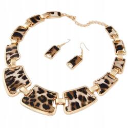  Leopárdmintás Szett Arany/Barna KP-29710 (8585063296802)