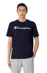 Champion Tricou Barbati, Champion, Text, Albastru inchis, Bumbac, Logo (218531-NNY-M-3023)