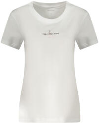 Calvin Klein Jeans Tricou Dama, Calvin Klein Jeans, Logo, Negru, Slim Fit (J20J225252_BIYAA_S)