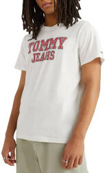 Tommy Hilfiger Tricou Tommy Hilfiger Jeans Essential - DM0DM16405-YBR Alb XL INTL (8720643291024)