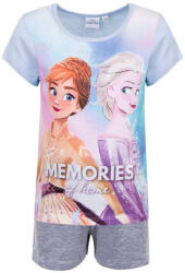 Frozen Pijamale scurte copii, Frozen, Disney, Elsa si Ana, Bumbac, 4-8 ani (SUE2012-116 Gri)