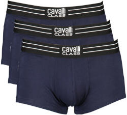 Cavalli Class Set de boxeri, Cavalli Class, 3 perechi, Albastru inchis, Bumbac, Banda logo (QXO01BJD003_BL04926_M)
