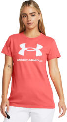 Under Armour Under Armour, Tricou Dama, Cu imprimeu logo, Sportstyle Rival, Roz somon (1356305-811-S)