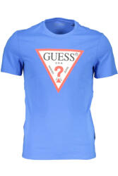 Guess Tricou Barbati, Guess, Albastru, 100% Bumbac, XL (TR-037)
