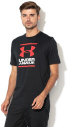 Under Armour Under Armour, Tricou cu imprimeu logo pentru fitness, GL Foundation, Negru (1326849-001-L)