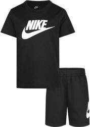 Nike Set tricou si pantaloni scurti, Nike, 2 piese, Negru, Bumbac (86L596-023-6/7)