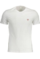 Guess Tricou Barbati, Guess, Alb, Guler rotund, Bumbac, XL (TR-032)