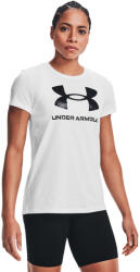 Under Armour Under Armour, Tricou Dama, Cu imprimeu logo, Sportstyle Rival, Alb Optic (1356305-102-M-6858)