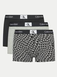 Calvin Klein Set de boxeri barbati, Calvin Klein, 3 Piese, Banda Lata, Bumbac (000NB3528E — JGN-XL)