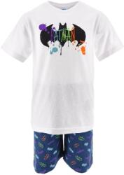 Batman Pijamale scurte copii, Batman, Bumbac, Cu licenta, 3-8 ani (SEV2051-116 Alb)