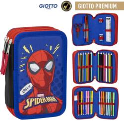 Spiderman Penar copii 3 etaje, Spiderman, Complet echipat, 20 x 13 x 7 cm (CEP2700001257) Penar