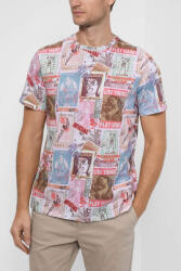 Guess Tricou Barbati, Guess, Multicolor, Bumbac, Print (TR-323-4606)