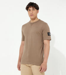 Calvin Klein Tricou Barbati, CALVIN KLEIN JEANS, 100% Bumbac organic, Bej (TR-094-3258)