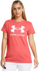 Under Armour Under Armour, Tricou Dama, Cu imprimeu logo, Sportstyle Rival, Roz somon (1356305-811-M-6559)