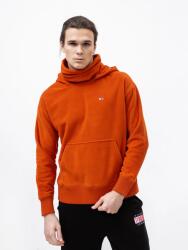 Tommy Hilfiger Hanorac cu gluga si guler Barbati, Tommy Jeans, Portocaliu Spice, M INTL (DM0DM12379-XOC-L)