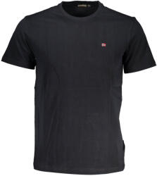 Napapijri Tricou Barbati, Napapijri, Bumbac, Logo brodat, Decolteu la baza gatului (NP0A4H8D-SALIS-SS-SUM_NERO_M)