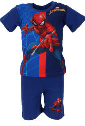 Spiderman Pijamale scurte copii, Spiderman, Cu licenta, Bumbac, Albastru inchis Albastru deschis (SPI24-1356-A-9032)