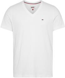 Tommy Jeans Tommy Jeans, Tricou Barbati, De bumbac organic cu decolteu in V (DM0DM04410-AXL)