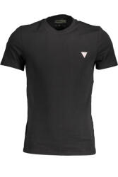 Guess Tricou Barbati, Guess, Negru, Guler rotund, Bumbac, XL (TR-036)