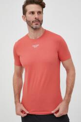 Calvin Klein Jeans Calvin Klein Jeans, Tricou Barbati, Slim fit, Din amestec de bumbac organic cu decolteu la baza gatului, Portocaliu mandarina (J30J320595-XLV-M)