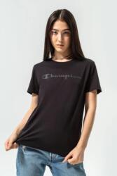 Champion Tricou Dama, Champion, Bumbac, Logo, Negru (115422-NBK-XL)