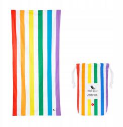 Dock & Bay Gyorsan száradó strandtörölköző Dock&Bay Rainbow Skies L 160×90cm szivárványos (TOWLB-SUM-LG-RAINB-R)