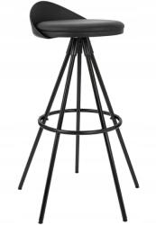 King Home Lanza 76 bárszék, fekete (301-CCV)