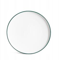 Homla Blyde porcelán tányér zöld szegéllyel 20cm Homla (241460)