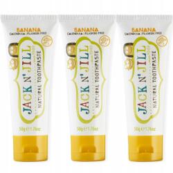 Jack N' Jill Természetes fogkrém gyerekeknek x3 Jack N'jill xilit banánnal Bio (ZESTAW_JJN05657x3)