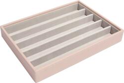 Stackers Casetă pentru bijuterii Stackers cu cinci compartimente classic catifea roz deschis (73776)