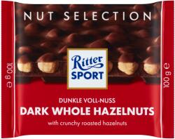 Ritter SPORT Ritter Keserűcsokoládé mogyoróval 100g (4000417702005)
