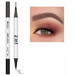  04# szürke-barna filctoll szemöldök filctoll fekete szemceruza macskaszem vonal