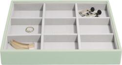 Stackers Casetă pentru bijuterii Stackers cu 9 compartimente classic verde de salvie (75708)