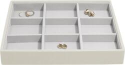 Stackers Casetă pentru bijuterii Stackers cu 9 compartimente classic bej deschis (75606)