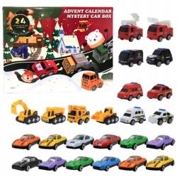  Adventi Naptár Autókkal Járművekkel Fiú Ajándék Játékok Karácsony (naszswiat_pl Kalendarz Adwentowy Dla Dzieci)