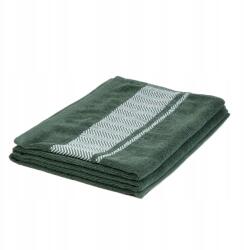 Homla Maiara pamut törölköző zöld dekoratív varrással 70x130 cm Homla (231674)