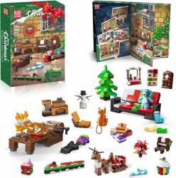  Adventi naptár építőkockákkal Játékok építőkockák gyerekeknek Karácsonyi ajándék (10164)