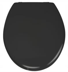WENKO Mdf Wc-ülőke Fekete Univerzális matt Wenko (20077100)