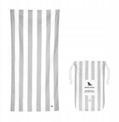 Dock & Bay Gyorsan száradó strandtörölköző Dock&Bay Goa Grey L 160×90cm szürke (TOWLB-CAB-LG-LTGRY-R)