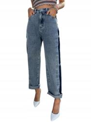 Dazy Női Farmer Mom Jeans, kék, Size S, pamut, lyocell, viszkóz
