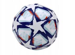 LEAN Toys Labda 24 cm Focilabdához Fehér Csillag Mintás 5-ös méret (5905991003564)